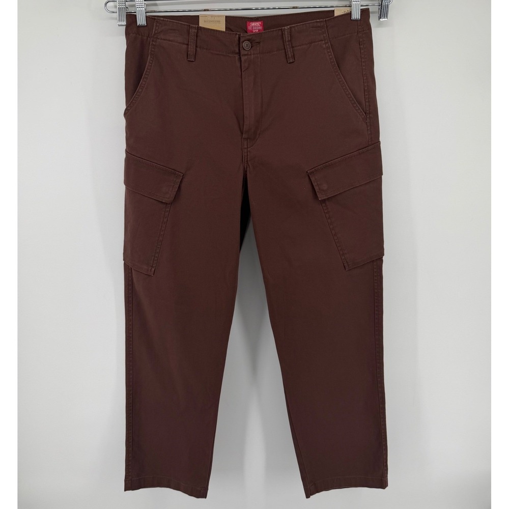 Levi's Cargo Pants Mens 29x30 Brown XX Cargo Taper Stretch 39441-0043 Utility